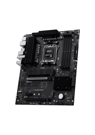 Msı Pro B850-s Wıfı6e Ddr5 Amd B850 Am5 Soket Ddr5 8200+ Oc Mhz Aaaa11msı0038