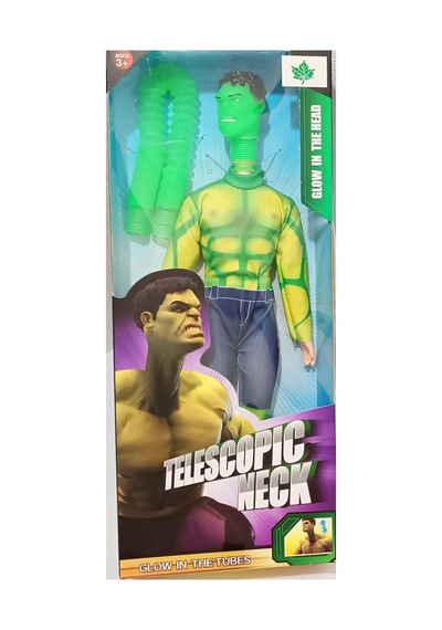 Boynu Uzayan Ve Kafası Karanlıkta Parlayan 35 Cm. Hulk Figür Avengers Oyuncak