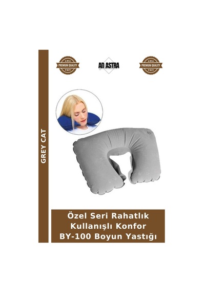 Özel Seri Rahatlık Kullanışlı Konfor By-100 Boyun Yastığı Çok Renkli