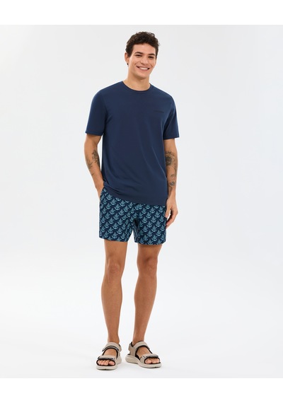 Skechers Organic Coll. M Short Sleeve T-shirt Erkek Lacivert Tshirt S241166-0505 Lacivert