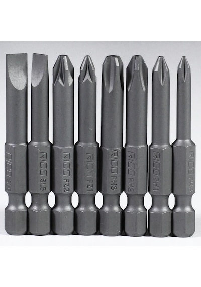 Rico 8 Parça Düz-yıldız Bits Uç Seti 50 Mm Rico 8 Parça Düz-yıldız Bits Uç Seti 50 Mm