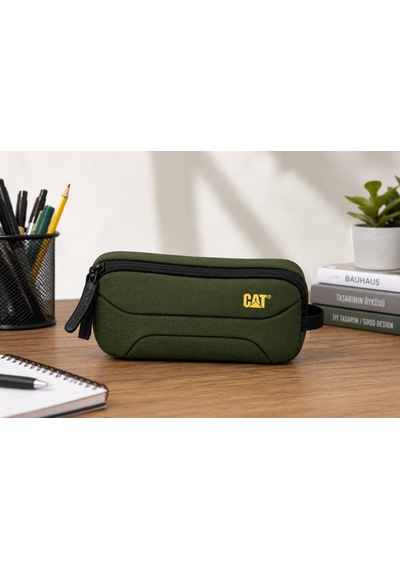 Caterpillar 013u101167 Kalemlik Şık Ve Kullanışlı Kalem Çantası Yeşil