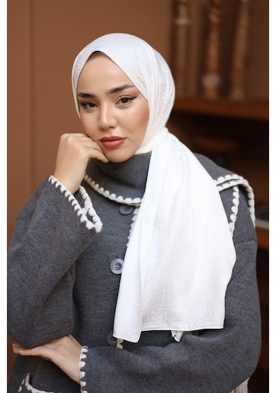 Silk Home Deluxe Şal - İnci Beyaz - İnci Beyaz