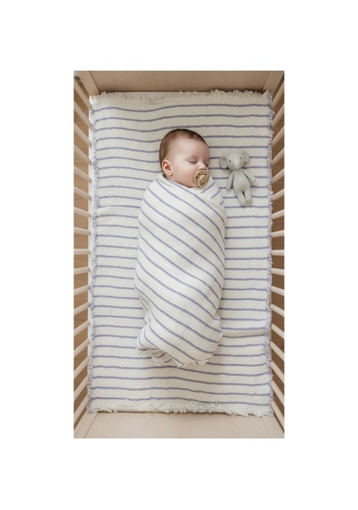 %100 Pamuklu 8 Katlı Multi Müslin Örtü Bebek Çocuk Battaniyesi Xl 120x100 Cm Mor - 858310977 Mor