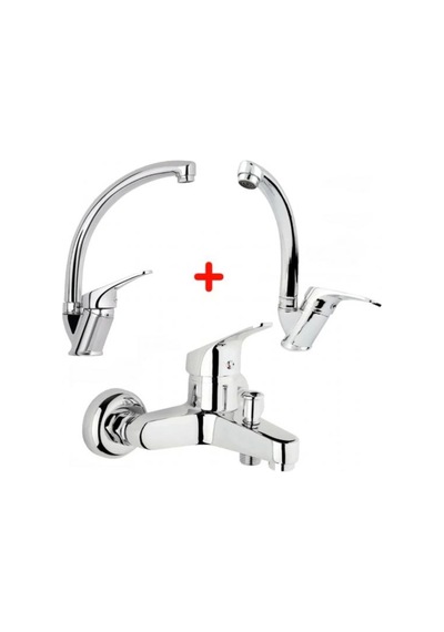 Mix Banyo Bataryası Lavabo - Evye 3 Lü Avantajlı Set Diğer