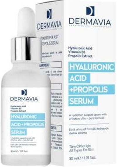 Dermavia Yoğun Canlandırıcı ve Nemlendirme Hyaluronic Asit +Propolis Serum 30 ML Dermavia Yoğun Canlandırıcı ve Nemlendirme Hyaluronic Asit +Propolis Serum 30 ML