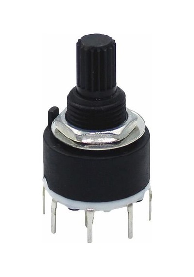 SR16 16mm 6 Konumlu Rotary Switch - Komitatör
