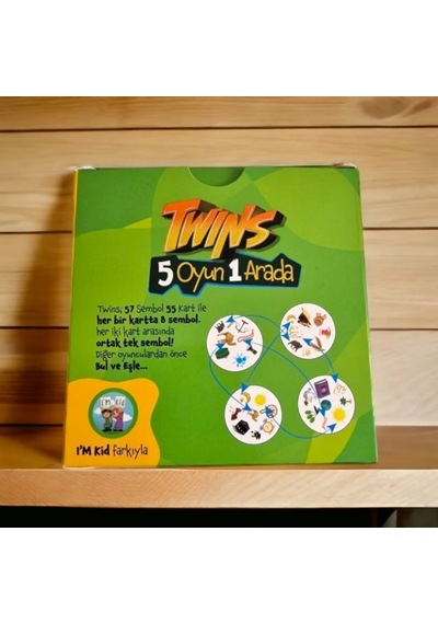 Twins İslami Dobble Oyunu Eğitici Ve Eğlenceli 5'i 1 Arada Çocuk Oyunu