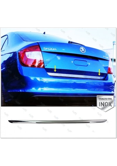 Ebal Otomotiv Skoda Rapid Krom Alt Bagaj Çıtası 2012 Üzeri P. Çelik