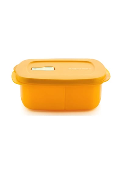 Ttupperware Mikro Bölmeli Dikdörtgen Saklama Kabı 1L Papaya Esc Çok Renkli