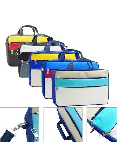 Microcase Tcl Tab 11 Gen 2 İle Tablet Apple Uyumlu MacBook Laptop Tablet Çantası 2 Bölmeli Al4821 Omuz Çantası