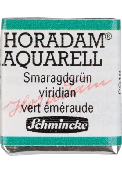 Schmincke Horadam Aquarell Artist Sulu Boya Viridian Yarım Tablet