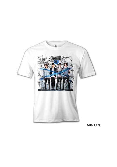 5 Seconds Of Summer Beyaz Erkek Tshirt