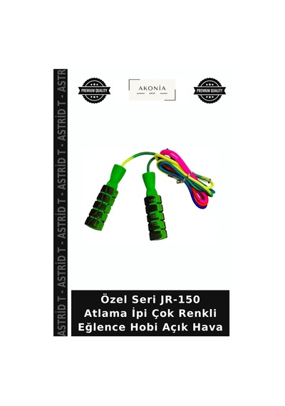 Özel Seri Jr-150 Atlama İpi Çok Renkli Eğlence Hobi Açık Hava