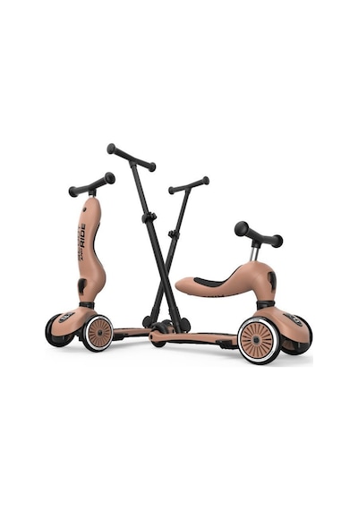 Scoot And Ride Push And Go Ebeveyn Kontrollü Çocuk Scooter Mocha 240527-00820 Mocha