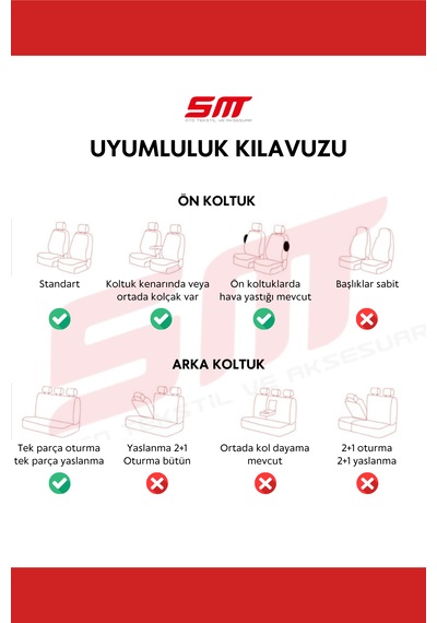 Venüs Serisi File Kumaş Universal Bej Oto Koltuk Kılıfı Tam Set