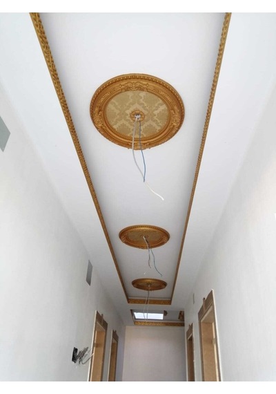 Decogold 90 Cm Oval Altın Saray Tavan