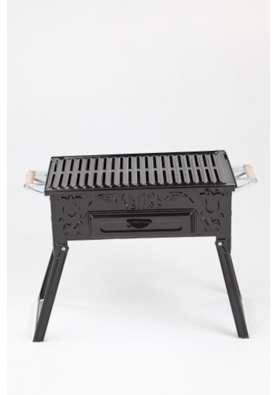 Cemre C05 Lüx Mangal Ayaklı Yağdanlıklı 28x50 Cm Siyah