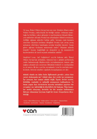 Saf Değiştiren - Siegfried Lenz - Can Yayınları