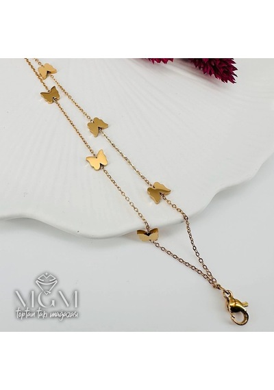 Mepa Gold Çelik Bileklikler 16+5 Cm Uzatma Payı - Kbl0152 Najmaddin Altın