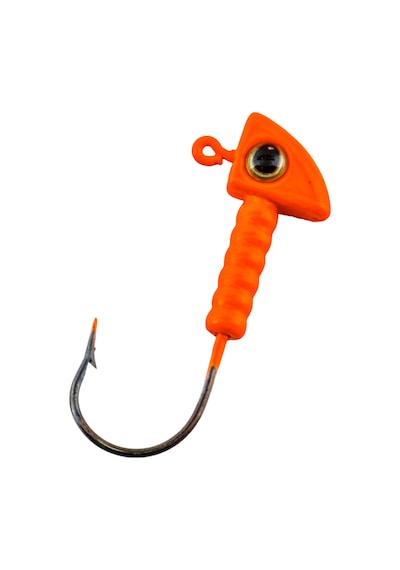 Jighead - Zoka - Kurşunlu Olta İğnesi - Xh-a 06 - Turuncu - 7 Gr - 10 Adet