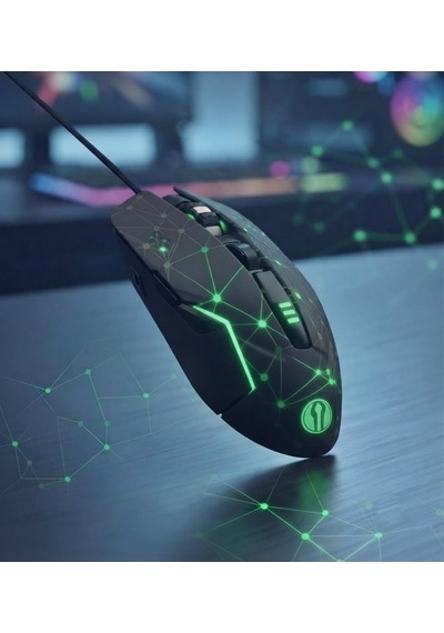 Gmx7 Rgb Gaming Mouse, 7 Tuşlu, Kablolu Usb, Gökkuşağı Led Aydınlatmalı, Optik Oyuncu Mouse, Stalker Warrior Siya Diğer