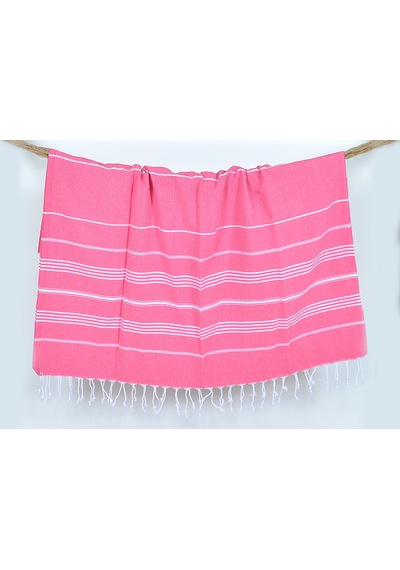 Sultan Peştemal Pembe %100 Pamuk 90x180 Cekme Yapmaz Banyo-Plaj Havlusu
