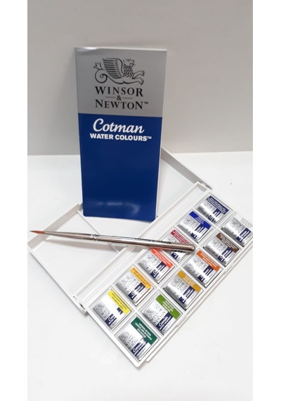 Winsor & Newton Taş Sulu Boya 12 Li Renk Cep Tipi