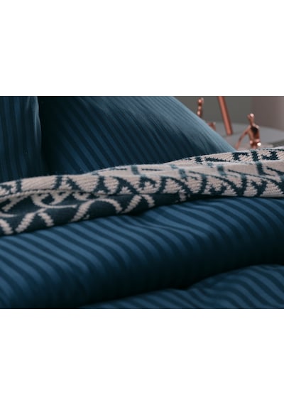 Saten Artline Nevresim Takımı Çift King Size - Mavi