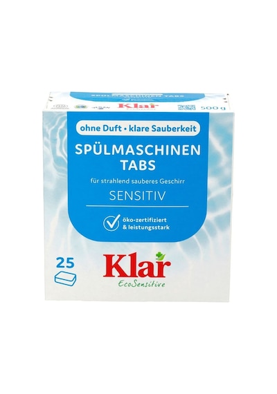 Klar Eco Sensitive Bulaşık Makinesi Deterjanı 25 Tablet