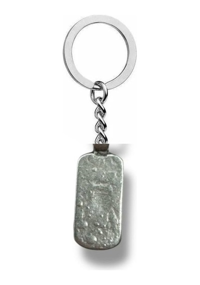 Geometrik Dikdörtgen Metal Anahtarlık Unisex Modern Aksesuar