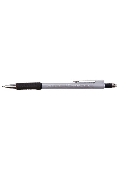 Faber Castell Grip 1347 0.7 Mm Gümüş Plastik Gövde Versatil Kalem