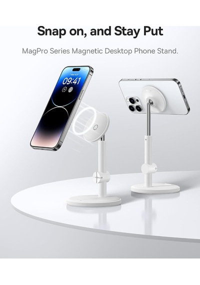 Magpro Masa Üstü Magsafe Özellikli Stant-beyaz