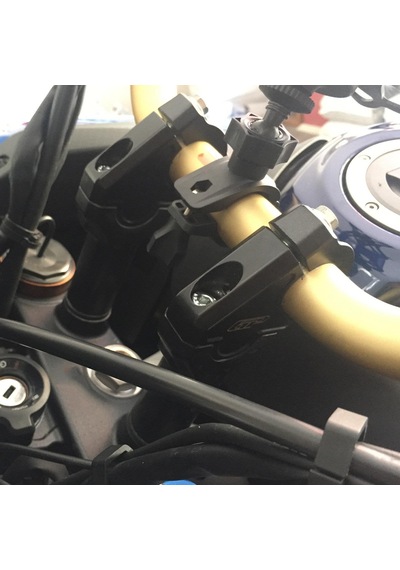 GP Kompozit Honda Africa Twin CRF1000L / CRF1100L 2016-2024 Uyumlu Gidon Yükseltme Siyah