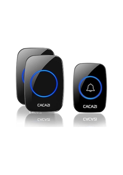 Cacazi 2 Alıcılı 1 Buton Kablosuz Kumandalı Kapı Zili