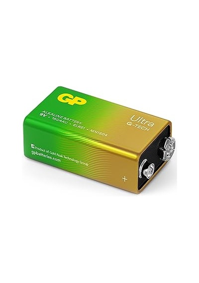 Ultra Alkalin 9v - 6lr61 Boy 9v Pil Tekli Kart