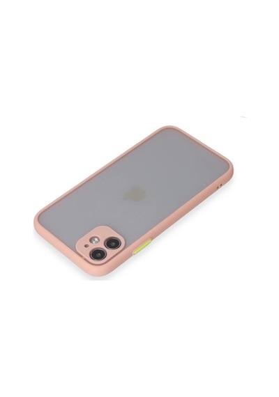 Apple iPhone Uyumlu,  11 Kılıf Montreal Silikon Kapak - Pembe