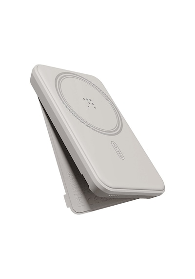 Voltme Magpak 5000mah Magsafe Kablosuz 22.5w Taşınabilir Şarj Cihazı Bej Bej