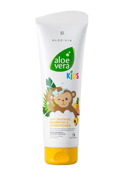 LR Aloe Vera Kids 3’ü 1 Arada Çocuk Saç ve Vücut Şampuanı 250 ML