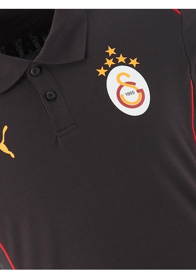 Galatasaray Puma A Takım 5 Yıldız Polo T-shirt Siyah