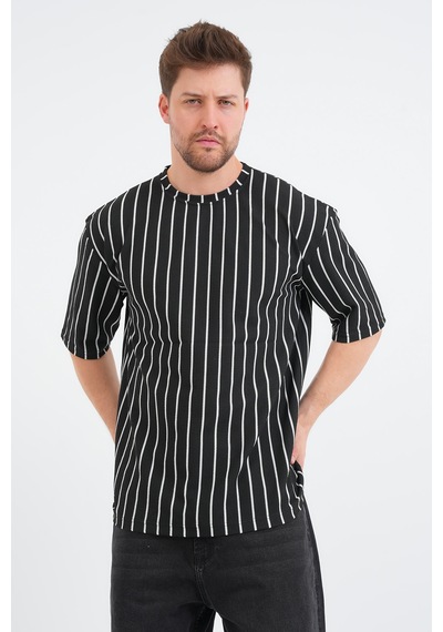 Redline Shift Erkek Oversize Tişört Siyah