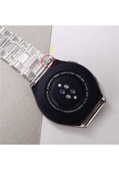 Ekılıf - Samsung Gear S3 Uyumlu - Kordon 22mm Kordon Krd-27 - Turuncu