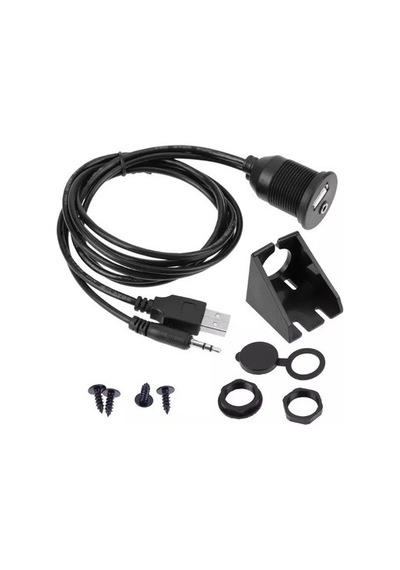 Montaj Tipi Usb Aux Uzatma Kablosu Montaj Edilebilir Stereo Usb Kablo 3 Metre
