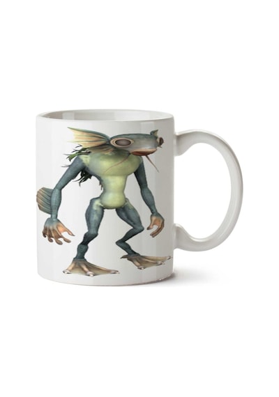 Creature-free-download-png İki Tarafı Baskılı Kupa Bardak Çok Renkli