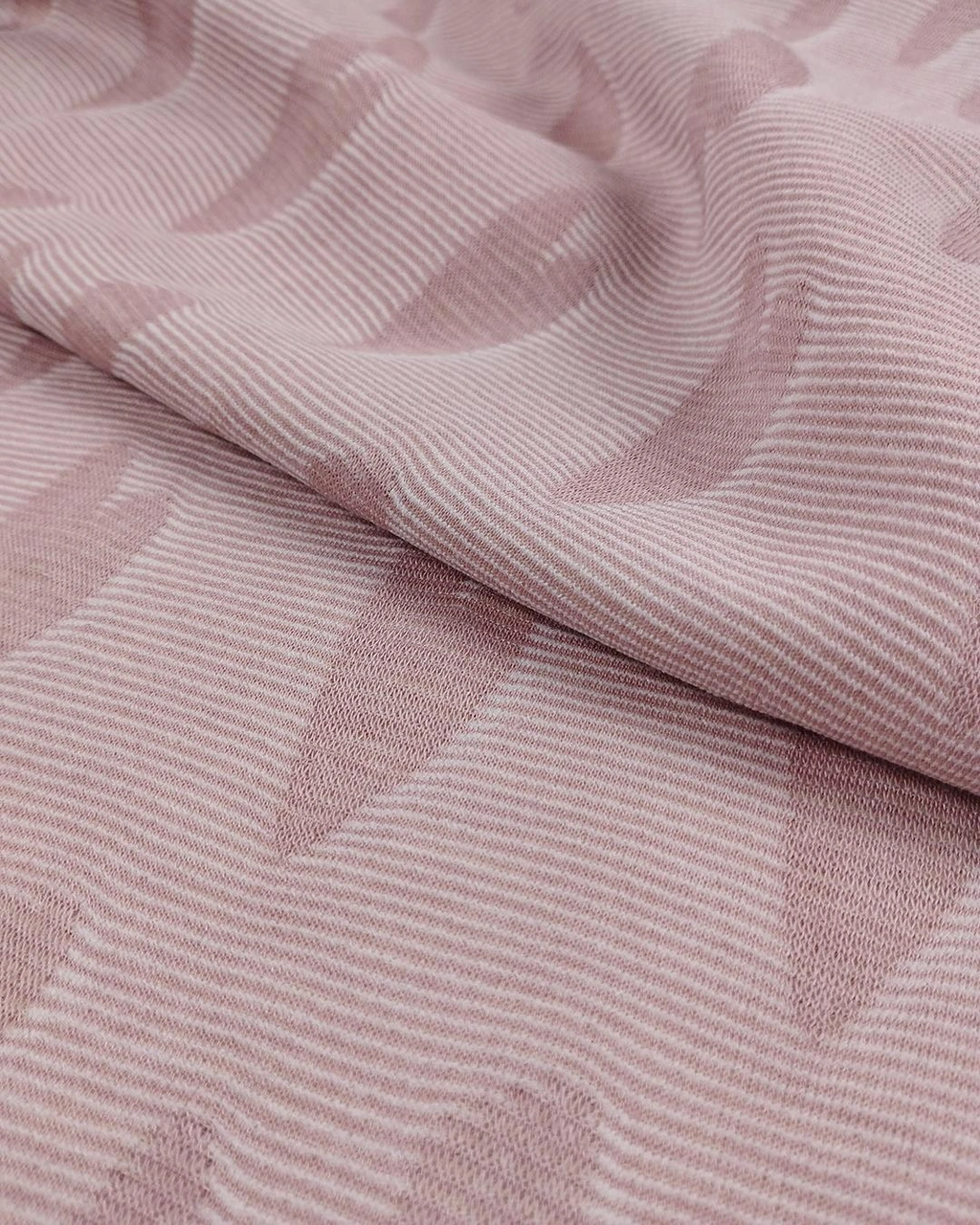 Örme Yumuşak Esnek Kalp Desenli Pembe Krem Renklerde En: 150 Cm-925 Renkli