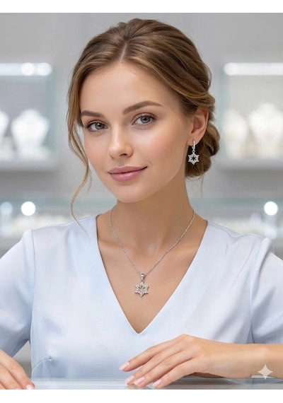 Taşlı Yıldız Set Çok Renkli