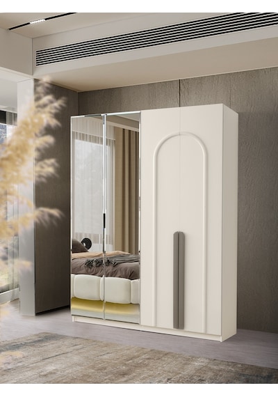 Barcelona Mdf 4 Kapılı Dolap Aytaşı