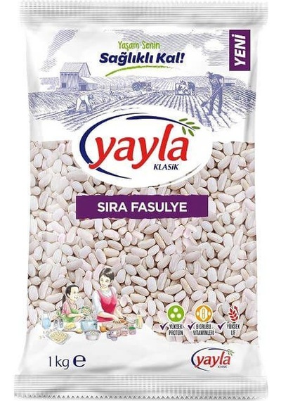 YAYLA SIRA FASULYE 7 MM 1 KG