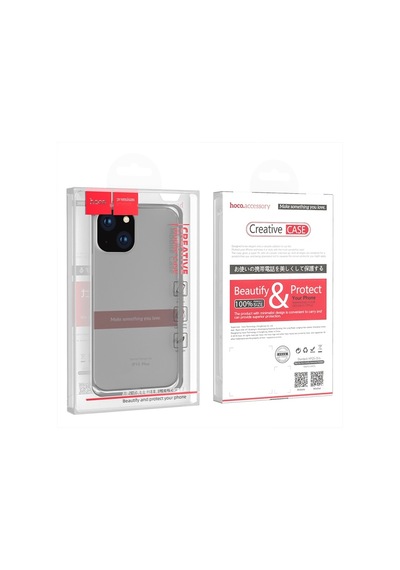 Hoco Light Series Tpu Apple Uyumlu iPhone  15 Plus Şeffaf Kılıf