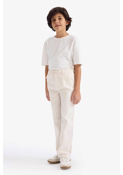 Defacto Gabardin Pantolon Erkek Çocuk G6740a826sper105 Ekru-er105